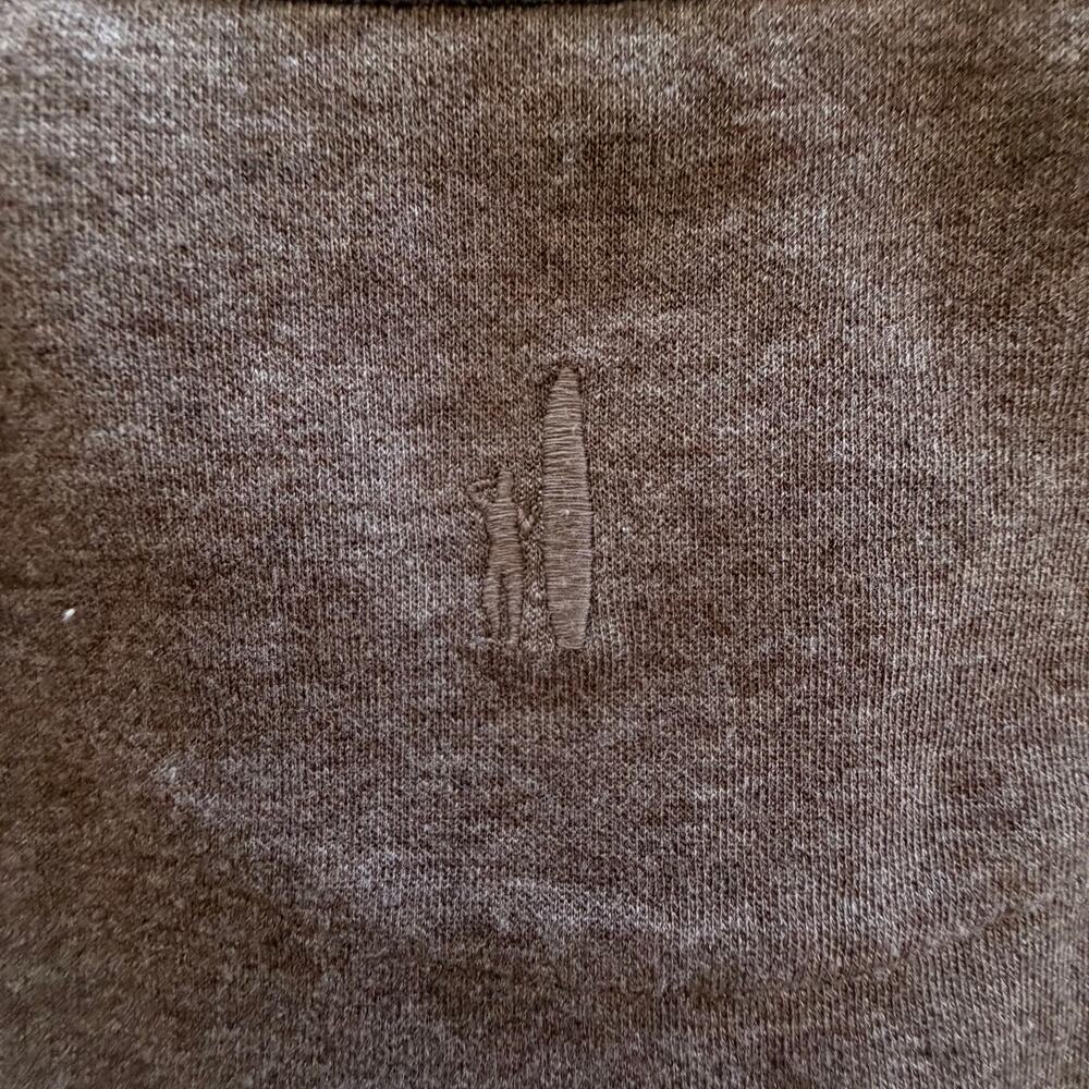 Johnnie-O Long Sleeve Sully Pullover Brown Tan Medium 1/4 Quarter Zip Golf - Picture 8 of 8